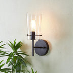 Applique murale moderne à bras KAWOTI de 5 po de largeur et 1 ampoule