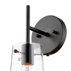 Applique murale moderne à bras KAWOTI de 5 po de largeur et 1 ampoule