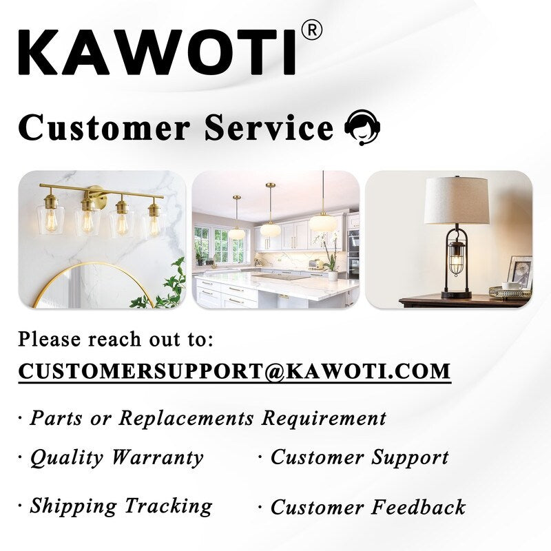 Ensemble d'appliques murales à intensité variable KAWOTI de 5,5 po de largeur (lot de 2)