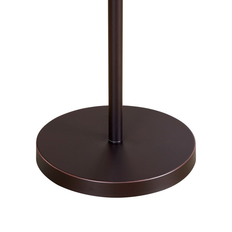 Lampadaire standard KAWOTI en bronze de 62,5 pouces avec veilleuse