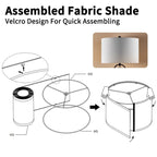 Lampadaire standard KAWOTI en bronze de 62,5 pouces avec veilleuse