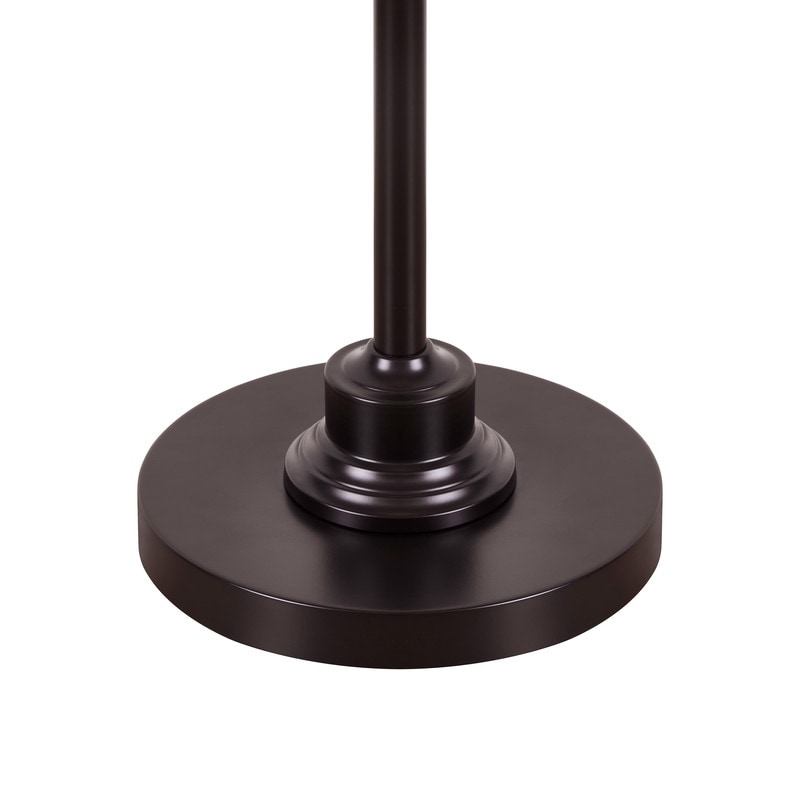 Lampadaire réglable standard KAWOTI 63,5 avec abat-jour en tissu et lin