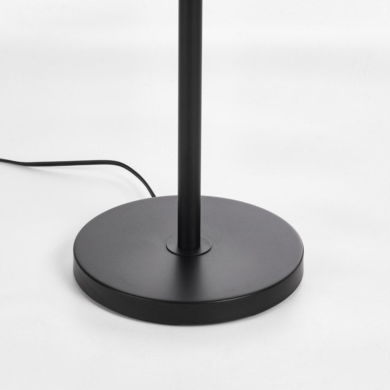 Lampadaire standard moderne réglable KAWOTI de 65 pouces avec abat-jour tambour blanc
