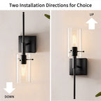 Ensemble d'appliques murales à intensité variable KAWOTI de 5,5 po de largeur (lot de 2)