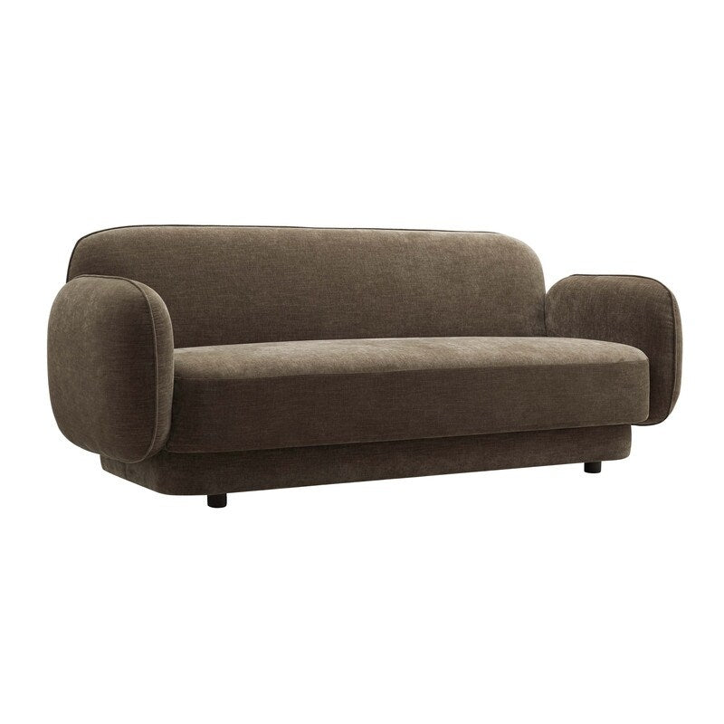 Canapé Kandor en velours texturé - 84,7 L x 34,3 P x 32,1 H