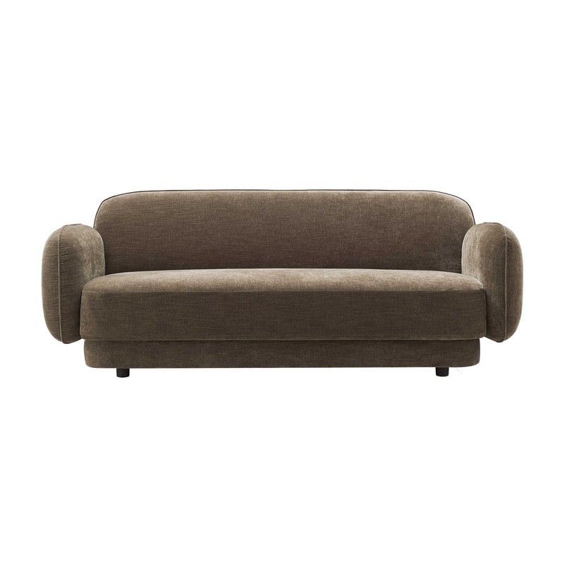 Canapé Kandor en velours texturé - 84,7 L x 34,3 P x 32,1 H