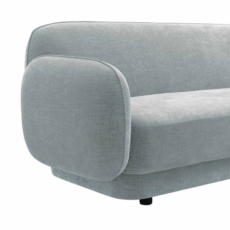 Canapé Kandor en velours texturé - 84,7 L x 34,3 P x 32,1 H