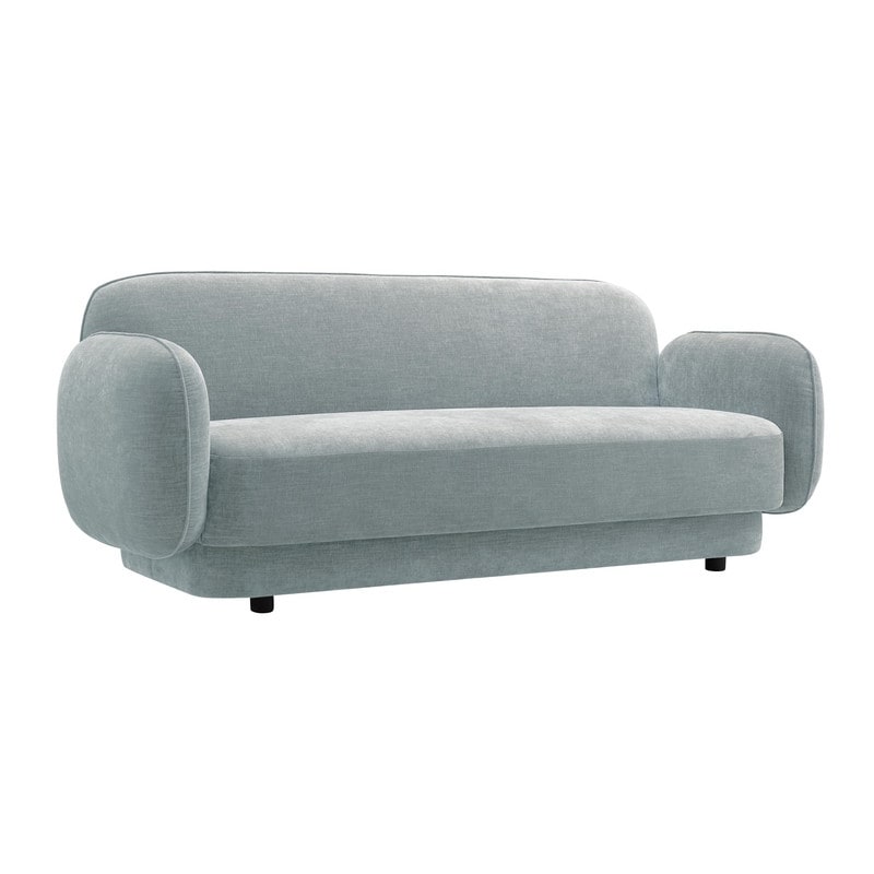 Canapé Kandor en velours texturé - 84,7 L x 34,3 P x 32,1 H