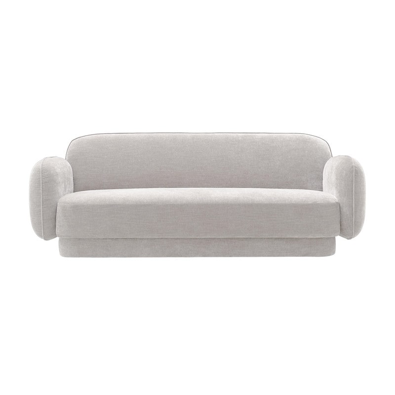 Canapé Kandor en velours texturé - 84,7 L x 34,3 P x 32,1 H
