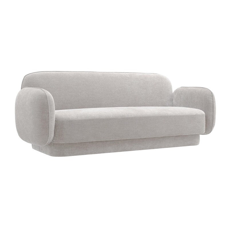 Canapé Kandor en velours texturé - 84,7 L x 34,3 P x 32,1 H
