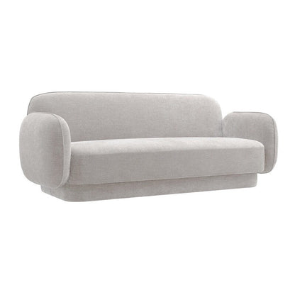Canapé Kandor en velours texturé - 84,7 L x 34,3 P x 32,1 H