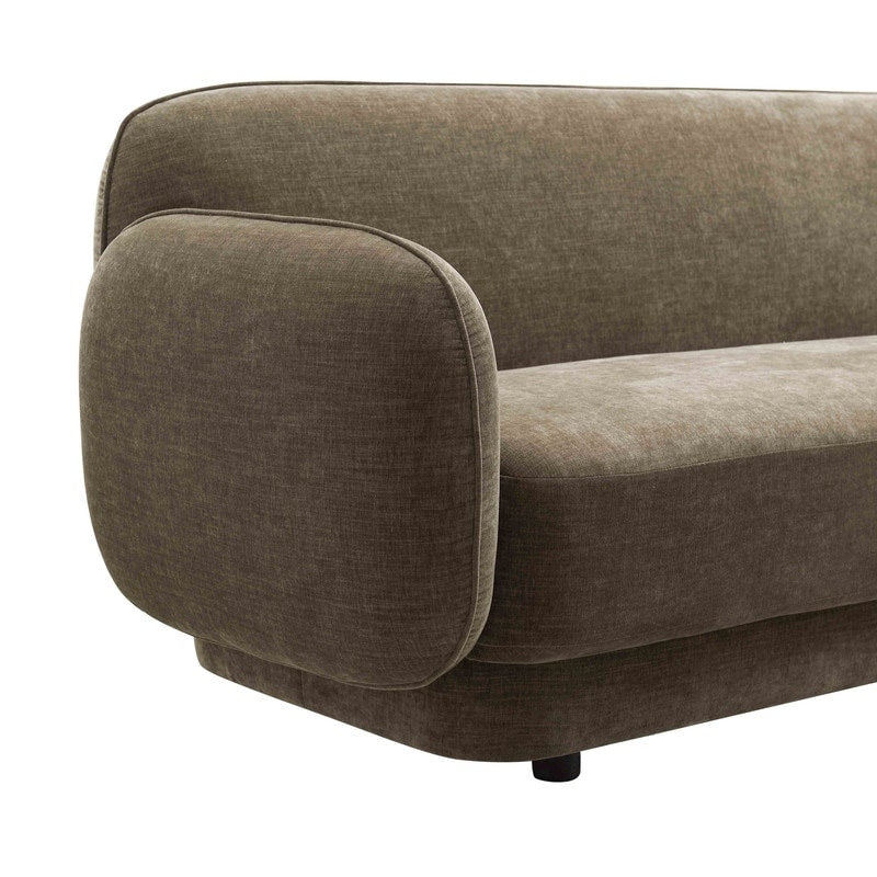Canapé Kandor en velours texturé - 84,7 L x 34,3 P x 32,1 H