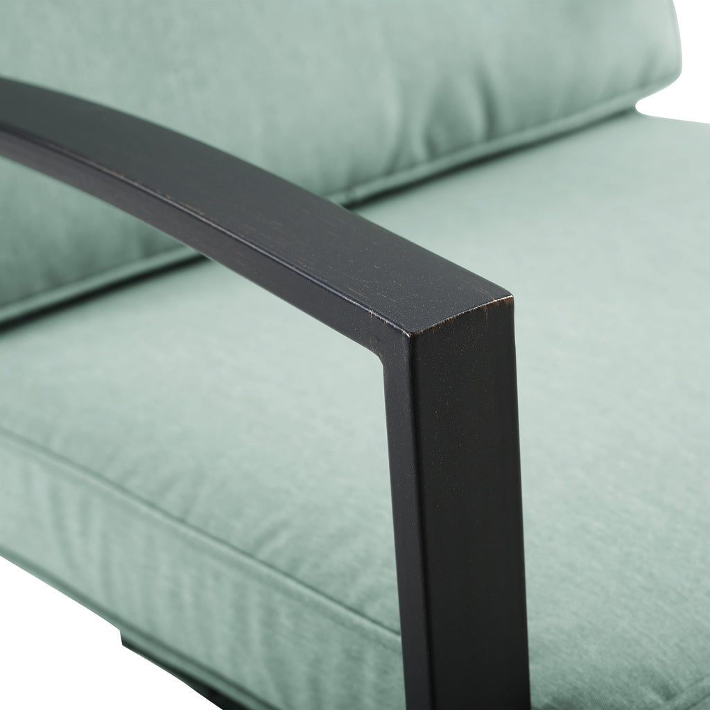 Ensemble de salle à manger rond en métal Crosley Kaplan 5 pièces : table et 4 chaises pivotantes