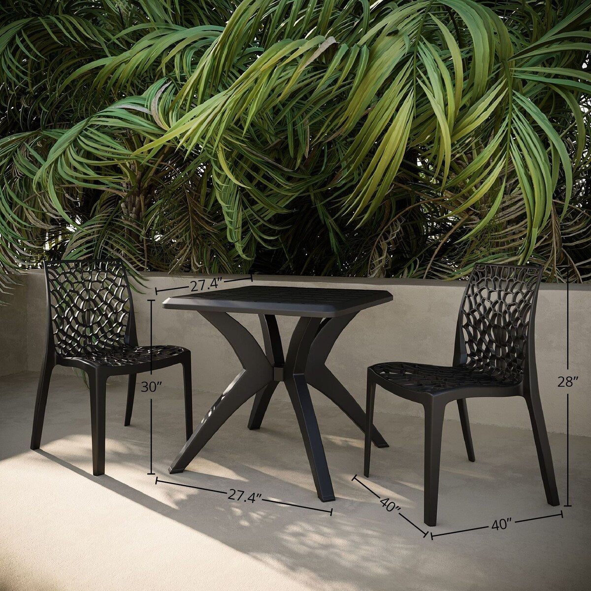 Ensemble de chaises Karissa et table Marcus