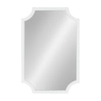 Miroir encadré en bois festonné Kate et Laurel Hogan