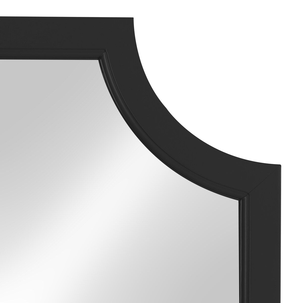 Miroir encadré en bois festonné Kate et Laurel Hogan