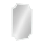 Miroir encadré en bois festonné Kate et Laurel Hogan