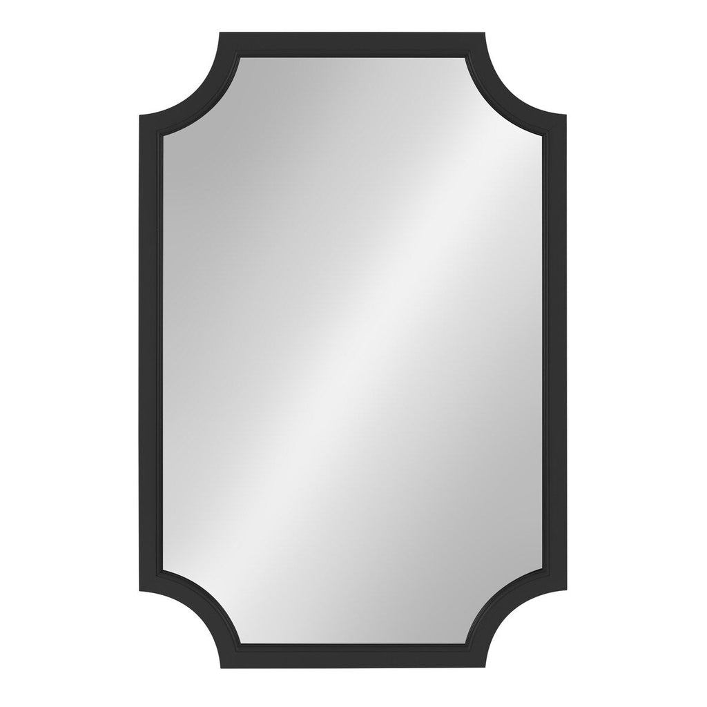 Miroir encadré en bois festonné Kate et Laurel Hogan