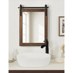 Miroir mural rectangulaire rustique Kate et Laurel Cates