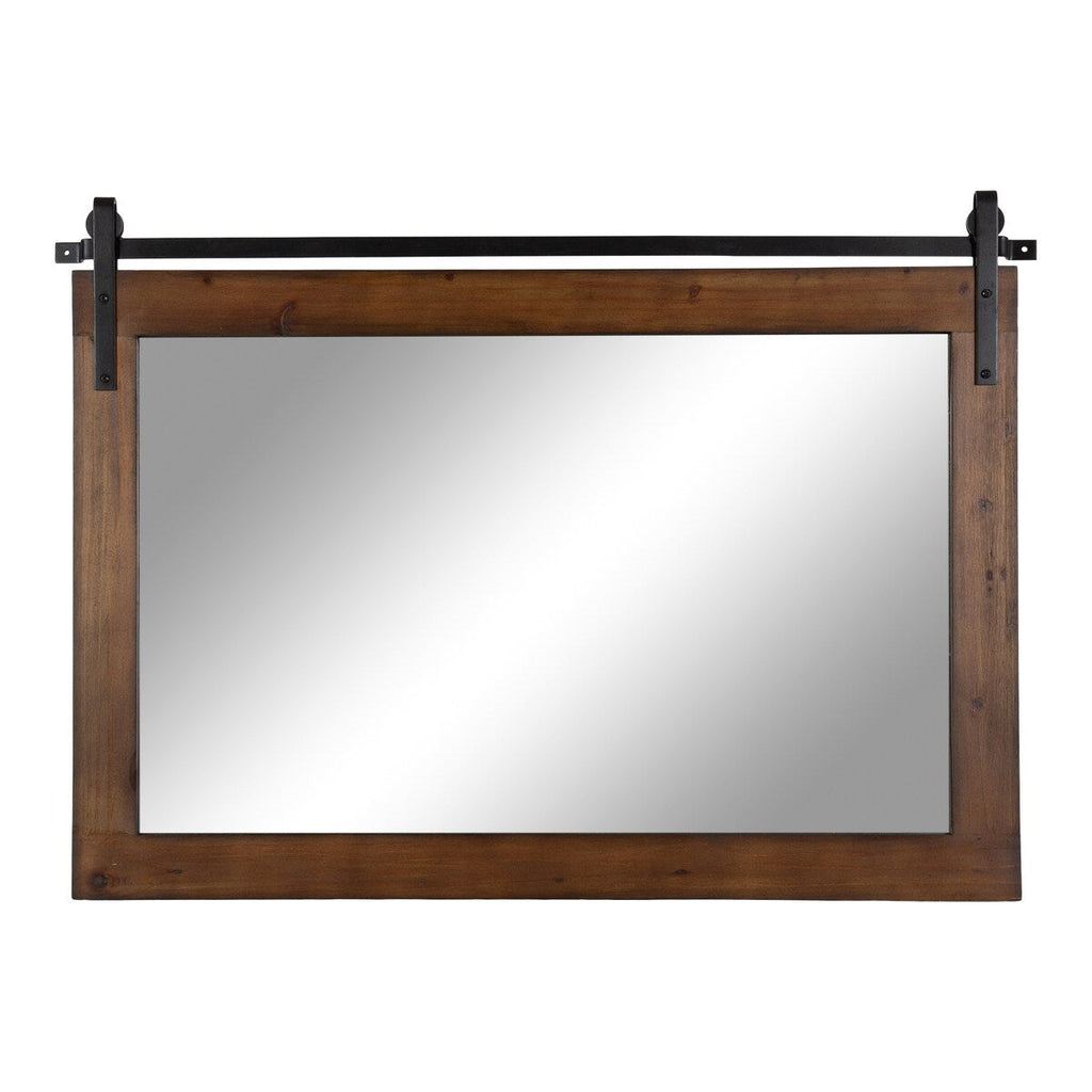 Miroir mural rectangulaire rustique Kate et Laurel Cates