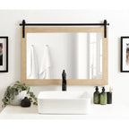 Miroir mural rectangulaire rustique Kate et Laurel Cates