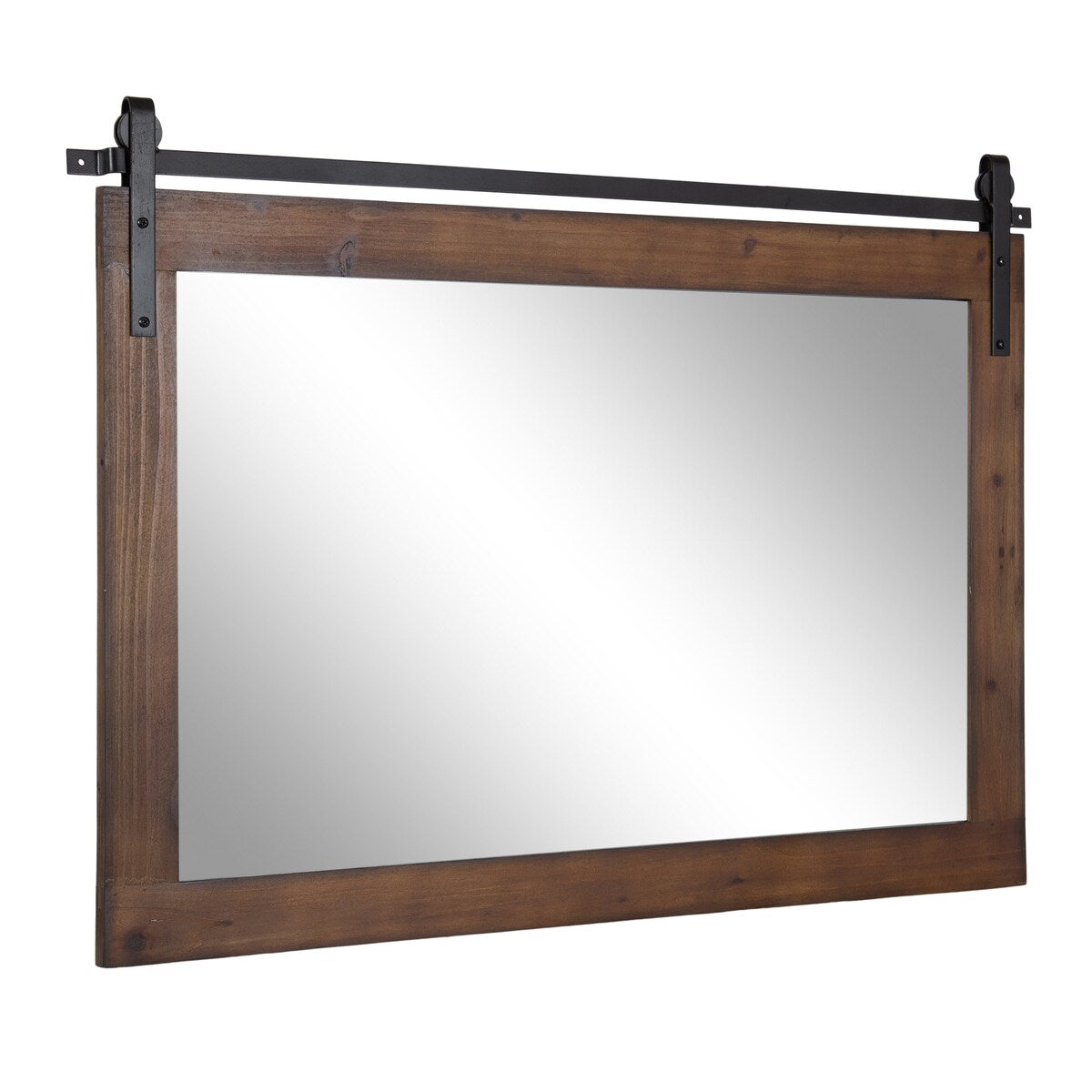 Miroir mural rectangulaire rustique Kate et Laurel Cates