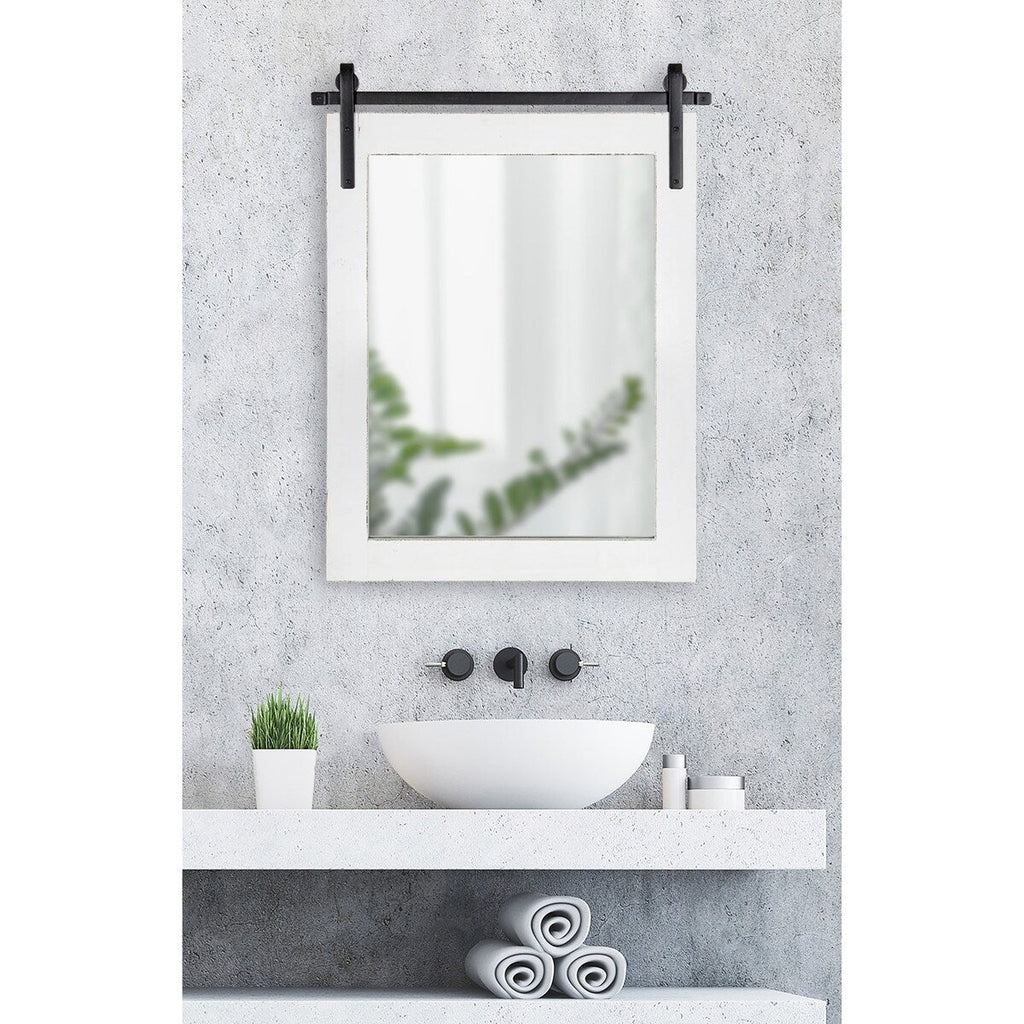 Miroir mural rectangulaire rustique Kate et Laurel Cates