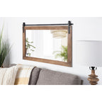 Miroir mural rectangulaire rustique Kate et Laurel Cates