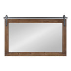 Miroir mural rectangulaire rustique Kate et Laurel Cates