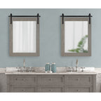 Miroir mural rectangulaire rustique Kate et Laurel Cates