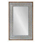 Miroir mural en bois et métal Kate et Laurel Deely