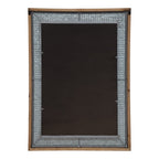 Miroir mural en bois et métal Kate et Laurel Deely