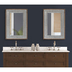 Miroir mural en bois et métal Kate et Laurel Deely