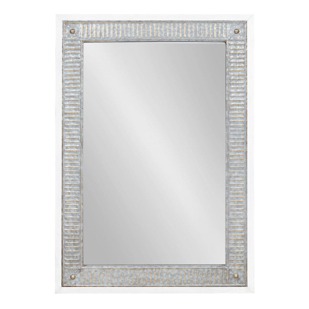 Miroir mural en bois et métal Kate et Laurel Deely