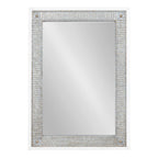 Miroir mural en bois et métal Kate et Laurel Deely