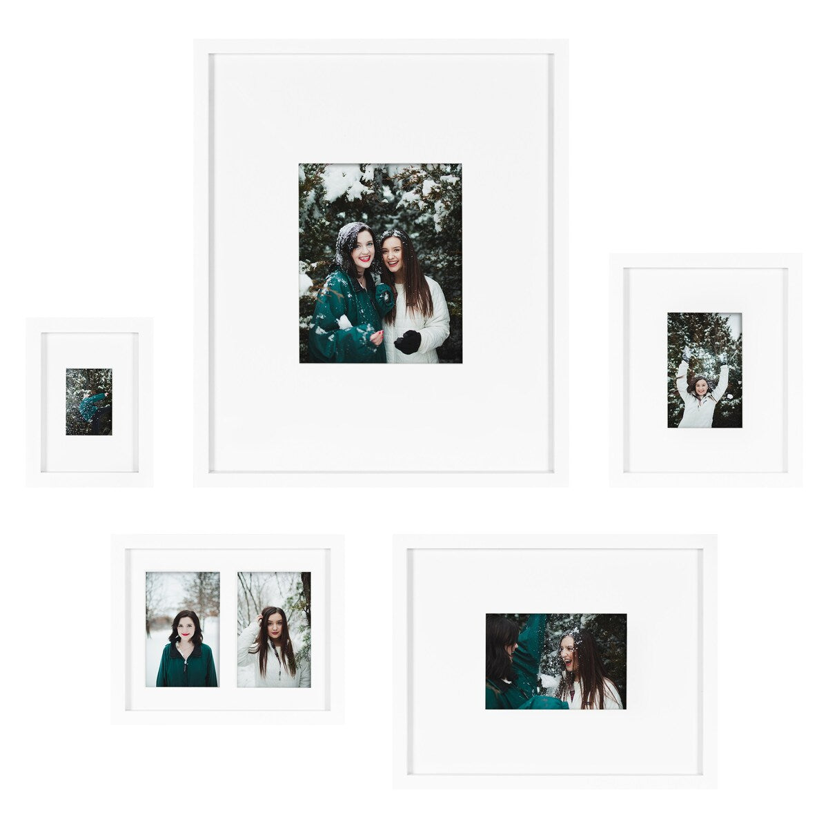 Ensemble de cadres photo muraux Kate et Laurel Gallery