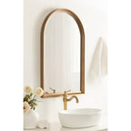 Miroir mural en bois Arch de Kate et Laurel Hatherleigh