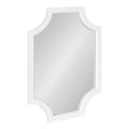 Miroir encadré en bois festonné Kate et Laurel Hogan