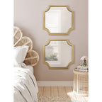 Miroir encadré en bois festonné Kate et Laurel Hogan