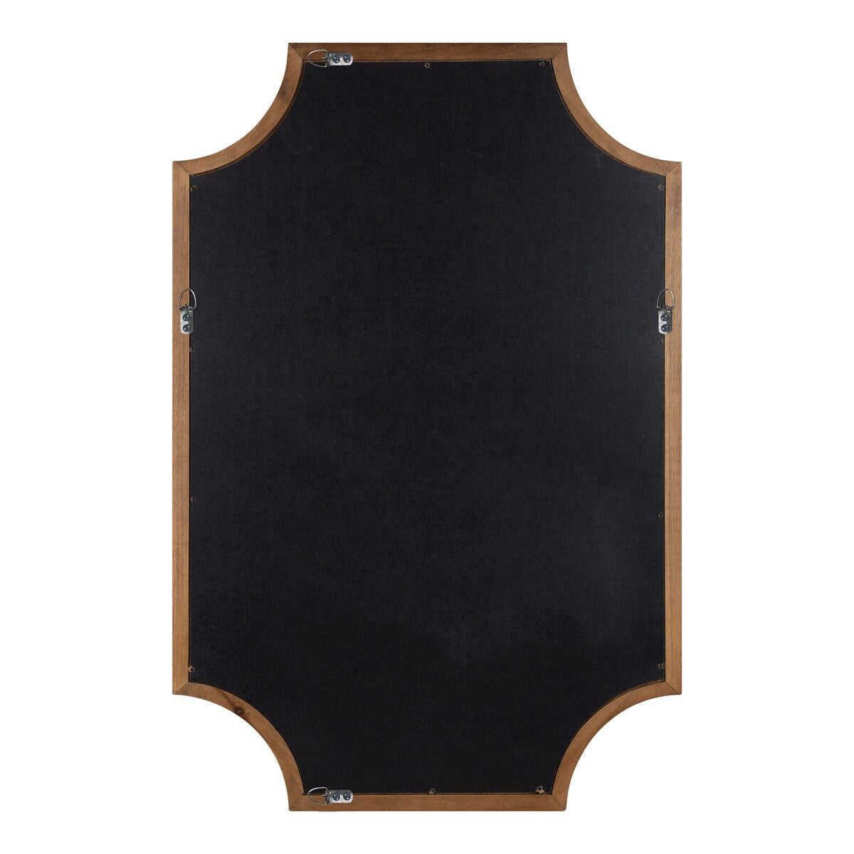 Miroir encadré en bois festonné Kate et Laurel Hogan