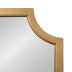 Miroir encadré en bois festonné Kate et Laurel Hogan