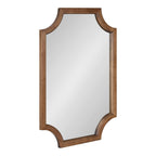 Miroir encadré en bois festonné Kate et Laurel Hogan