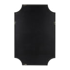 Miroir encadré en bois festonné Kate et Laurel Hogan