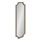 Miroir encadré en bois festonné Kate et Laurel Hogan