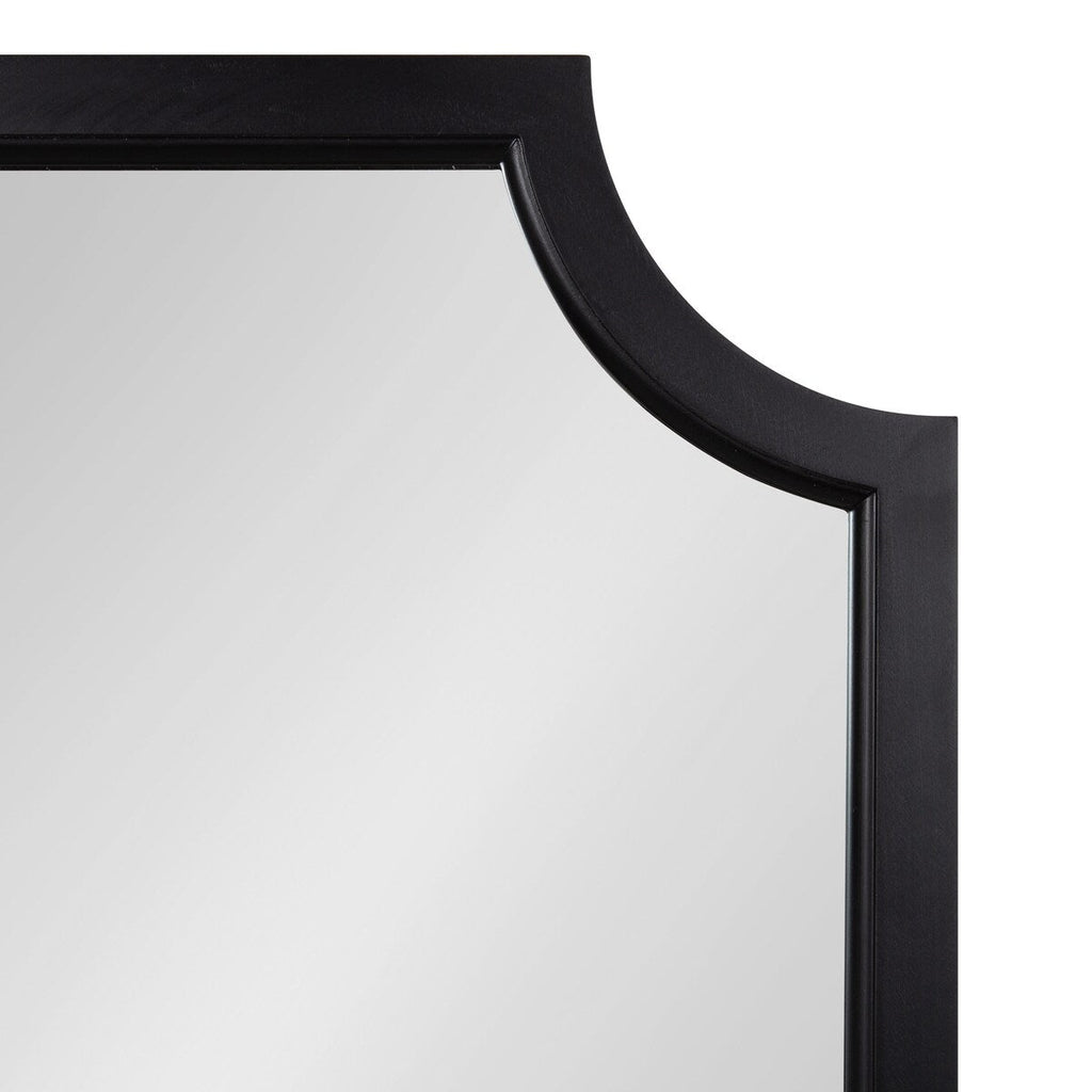 Miroir encadré en bois festonné Kate et Laurel Hogan