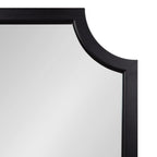 Miroir encadré en bois festonné Kate et Laurel Hogan