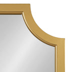 Miroir encadré en bois festonné Kate et Laurel Hogan