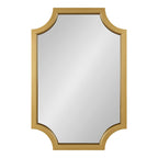 Miroir encadré en bois festonné Kate et Laurel Hogan