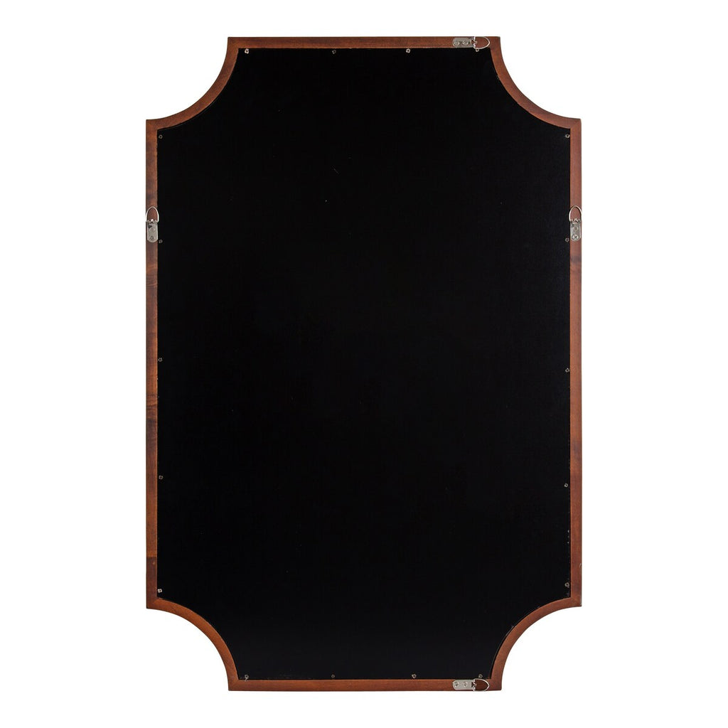 Miroir encadré en bois festonné Kate et Laurel Hogan