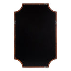 Miroir encadré en bois festonné Kate et Laurel Hogan